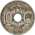 France, 10 Centimes, 1928, EF(40-45), Copper-nickel