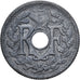 France, 10 Centimes, 1945, VG(8-10), Aluminium