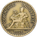France, Chambre de commerce, Franc, 1921, Paris, TB+, Bronze-Aluminium