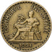 France, Chambre de commerce, Franc, 1924, Paris, TB, Bronze-Aluminium