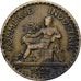 France, Chambre de commerce, Franc, 1925, Paris, TB, Bronze-Aluminium