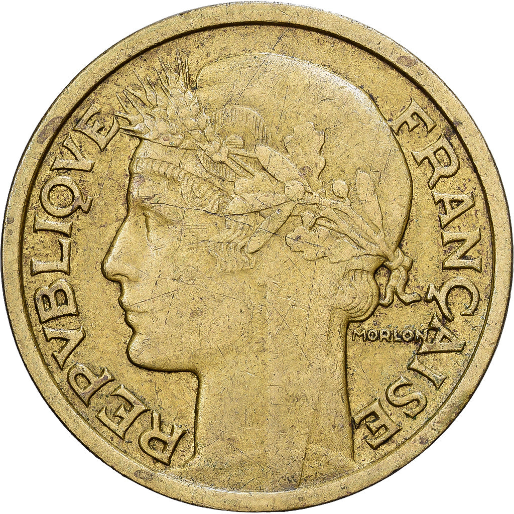 France, Morlon, Franc, 1934, TB+, Bronze-Aluminium, Gadoury:470, KM:885