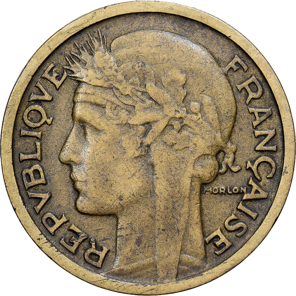 France, Morlon, Franc, 1933, TB+, Bronze-Aluminium, Gadoury:470, KM:885