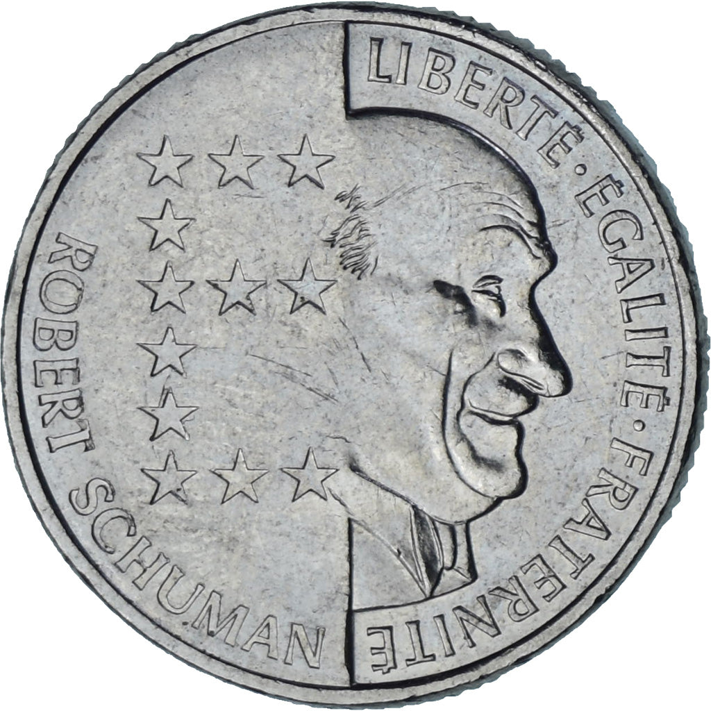 Coin, France, Schumann, 10 Francs, 1986, Paris, AU(50-53), Nickel, KM:958