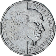 France, Schumann, 10 Francs, 1986, Paris, AU(50-53), Nickel, KM:958, Gadoury:825