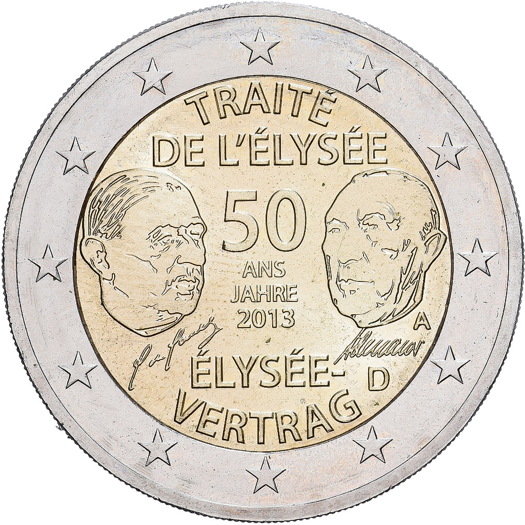 Federale Duitse Republiek, 2 Euro, 2013, Berlin, Bi-Metallic, UNC-, KM:315