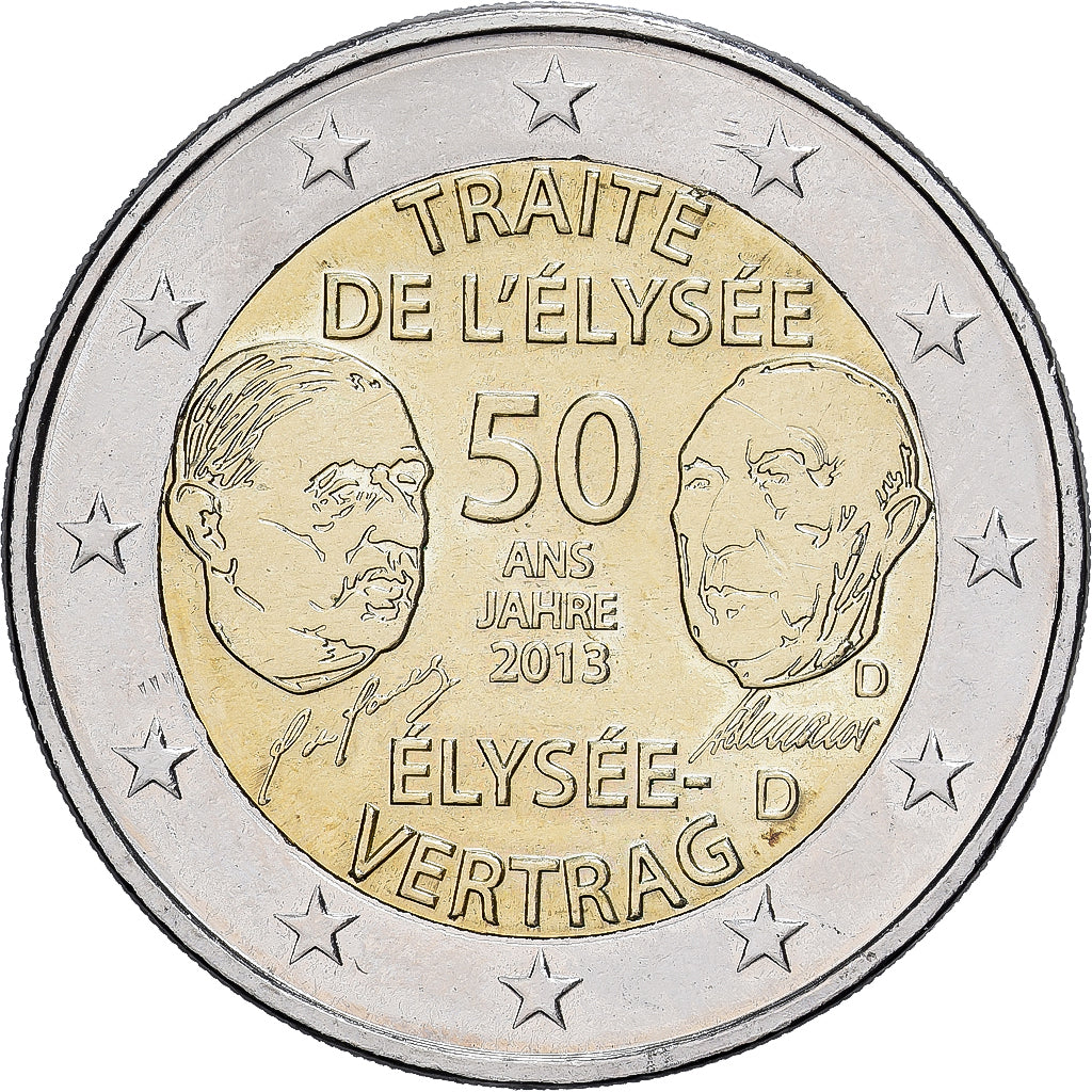 Duitsland, 2 Euro, 2013, Munich, UNC-, Bi-Metallic, KM:New