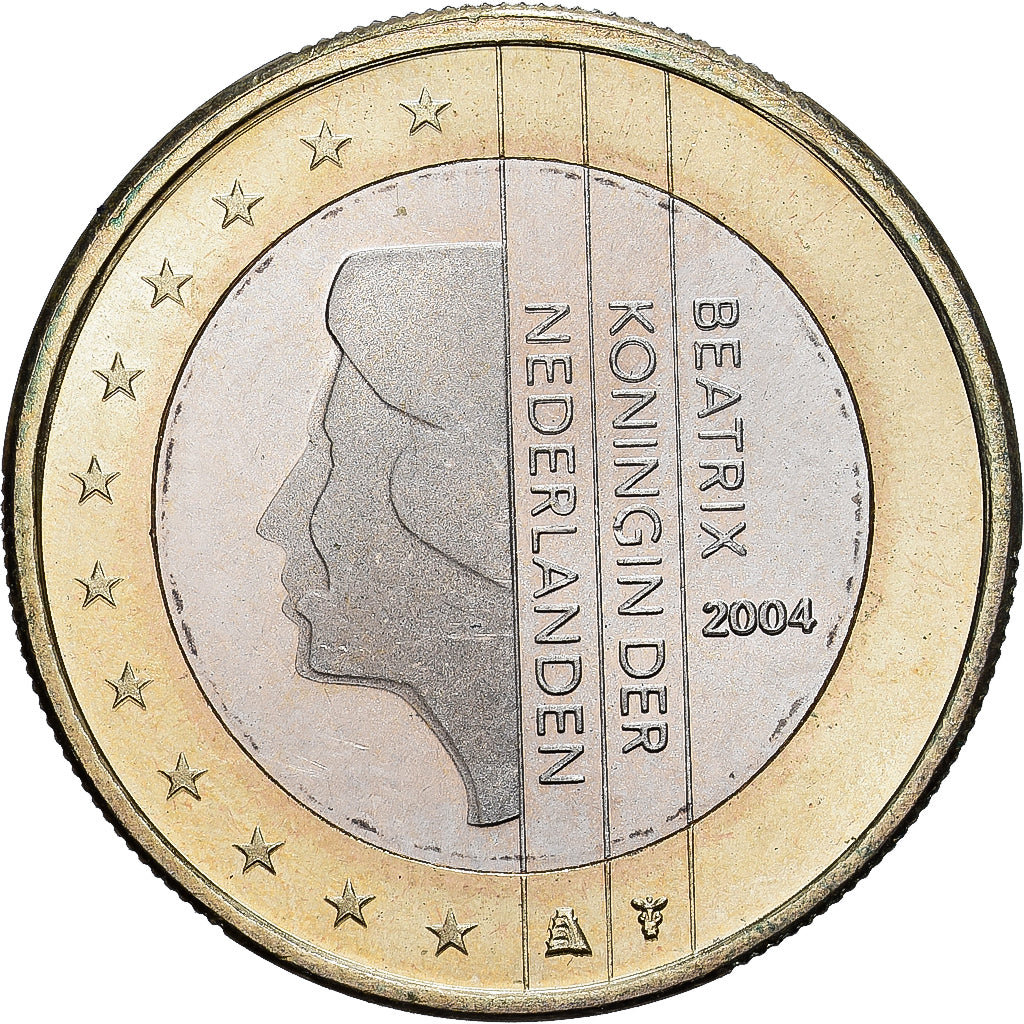 Pays-Bas, Beatrix, Euro, 2004, Utrecht, SUP, Bimétallique, KM:240
