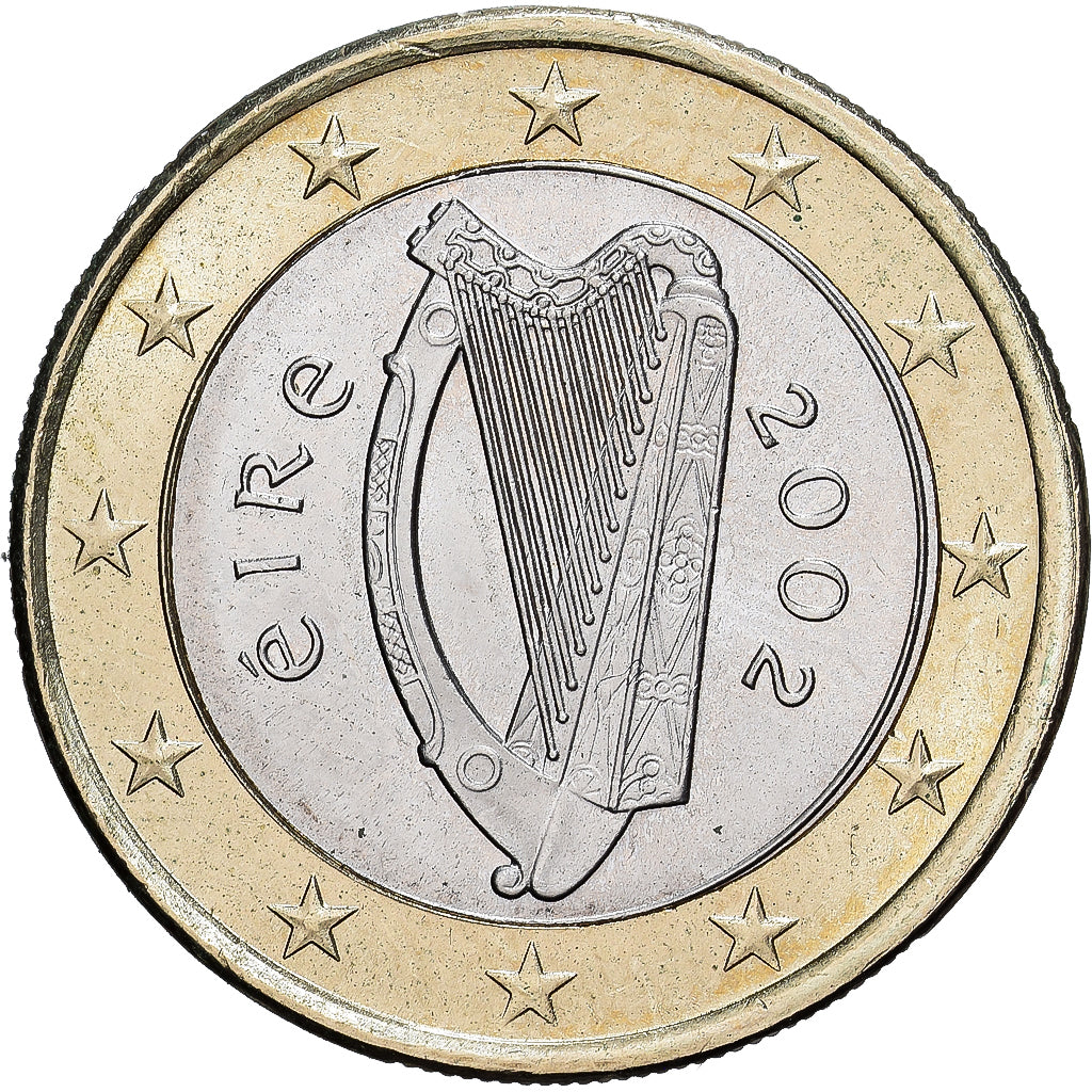 REPÚBLICA DE IRLANDA, Euro, 2002, Sandyford, Bimetálico, EBC, KM:38