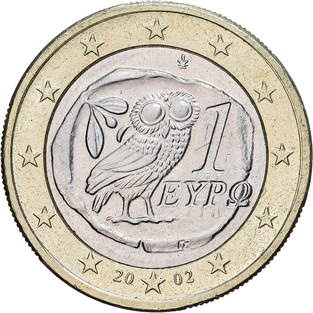 Griechenland, Euro, 2002, Athens, VZ, Bi-Metallic, KM:187