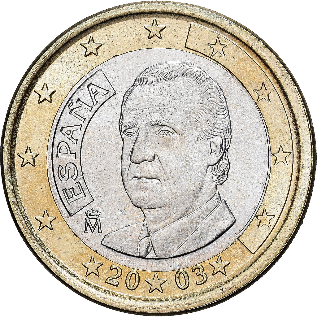 Espagne, Euro, 2003, SUP, Bi-Metallic, KM:1046