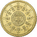 Portugal, 50 Euro Cent, 2002, Lisbonne, SUP, Laiton, KM:745