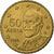 Grécia, 50 Euro Cent, 2003, Athens, AU(55-58), Latão, KM:186