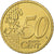 REPUBLIKA IRLANDII, 50 Euro Cent, 2002, Sandyford, AU(55-58), Mosiądz, KM:37