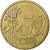 France, 50 Euro Cent, 2001, Paris, SPL+, Laiton, KM:1287