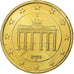 GERMANIA - REPUBBLICA FEDERALE, 50 Euro Cent, 2003, Stuttgart, SPL, Ottone