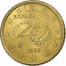 Spain, Juan Carlos I, 50 Euro Cent, 1999, Madrid, AU(55-58), Brass, KM:1045