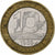 Francia, Génie, 10 Francs, 1989, BC+, Bimetálico, KM:964.1, Gadoury:827