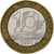 Francia, Génie, 10 Francs, 1991, BC+, Bimetálico, KM:964.1, Gadoury:827