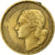 França, 10 Francs, Guiraud, 1954, Beaumont - Le Roger, Alumínio-Bronze