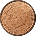 Bélgica, Albert II, Euro Cent, 1999, Brussels, Cobre chapado en acero, BC