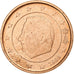 België, Albert II, Euro Cent, 1999, Brussels, Copper Plated Steel, PR, KM:224