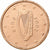Ireland, 1 Centime, Celtic harp, 2002, AU(55-58), Copper Plated Steel