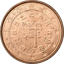 Portugal, 1 Cent, The first royal seal of 1134, 2002, SUP, Cuivre plaqué acier