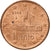 Grécia, Euro Cent, 2002, Athens, EF(40-45), Aço Cromado a Cobre, KM:181