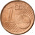Grecia, Euro Cent, 2002, Athens, BB, Acciaio placcato rame, KM:181