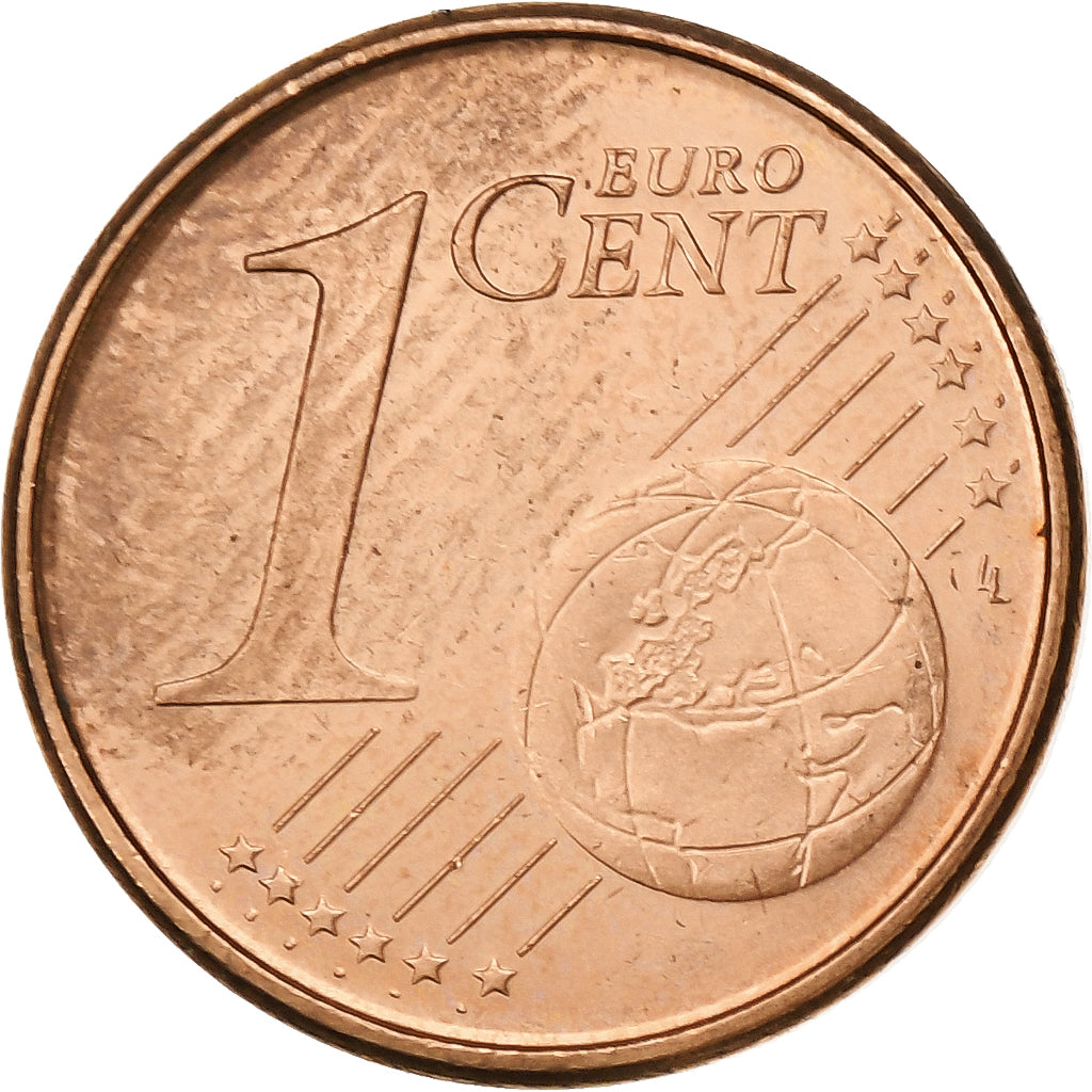 Hiszpania, Juan Carlos I, Euro Cent, 2002, Madrid, AU(55-58), Miedź platerowana