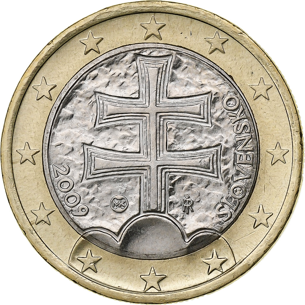 Slowakei, Euro, 2009, Kremnica, VZ, Bi-Metallic, KM:101