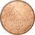Eslováquia, 5 Euro Cent, Kriváň, 2009, golden, AU(55-58), Aço Cromado a