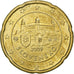 Slovakia, 20 Euro Cent, 2009, Kremnica, AU(55-58), Brass, KM:99