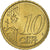 Eslováquia, 10 Euro Cent, 2009, Kremnica, AU(55-58), Latão, KM:98