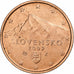 Slowakei, 2 Centimes, 2009, VZ, Copper Plated Steel, KM:96