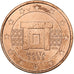 Malta, 1 Cent, Mnajdra Temple Altar, 2008, AU(55-58), Copper Plated Steel