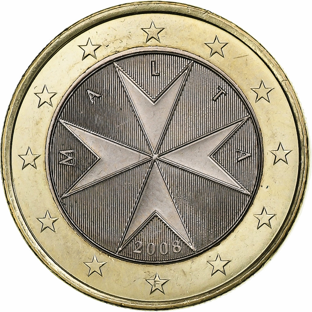 Malta, Euro, 2008, Paris, BU, AU(55-58), Bi-Metallic, KM:131