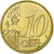 Malte, 10 Euro Cent, The arms of Malta, 2008, SUP, Or nordique