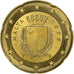 Malta, 20 Euro Cent, The arms of Malta, 2008, AU(55-58), Nordic gold