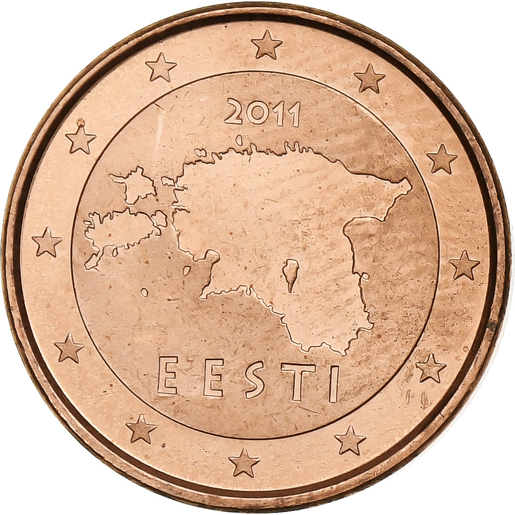 Estonia, Euro Cent, 2011, Vantaa, VZ, Copper Plated Steel, KM:61
