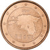 Estonia, Euro Cent, 2011, Vantaa, AU(55-58), Copper Plated Steel, KM:61