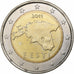 Estonia, 2 Euro, 2011, Vantaa, MS(63), Bi-Metallic, KM:68