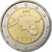 Estonia, 2 Euro, 2011, Vantaa, UNZ, Bi-Metallic, KM:68