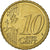 Estónia, 10 Euro Cent, 2011, Vantaa, MS(64), Latão, KM:64