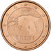 Estonia, 2 Euro Cent, 2011, Vantaa, Copper Plated Steel, UNZ+, KM:62