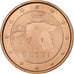 Estland, 2 Euro Cent, 2011, Vantaa, Copper Plated Steel, UNC, KM:62