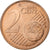 Cipro, 2 Euro Cent, 2009, SPL-, Acciaio placcato rame, KM:79