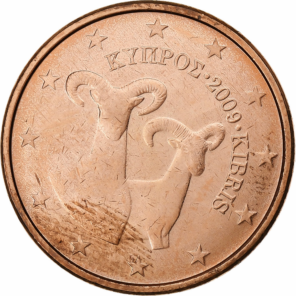Cyprus, 5 Euro Cent, 2009, PR, Copper Plated Steel, KM:80