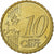 Chipre, 10 Euro Cent, 2009, EBC, Latón, KM:81